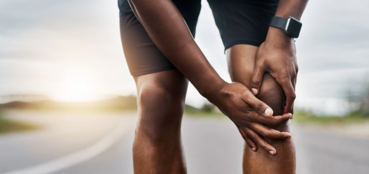 Knee injury from running