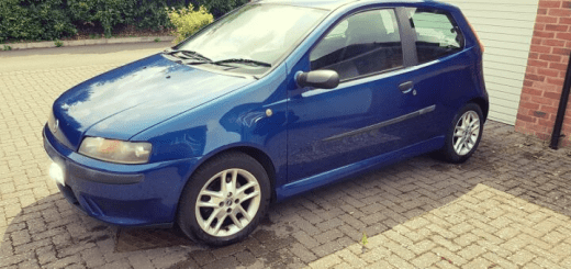 My Fiat Punto in blue