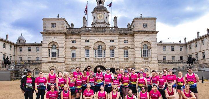 Tommy's group of half-marathon runners