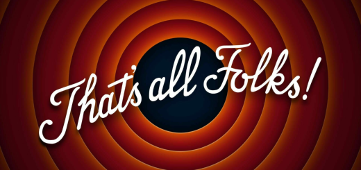 That's all folks picture from the end of a Warner Brothers cartoon