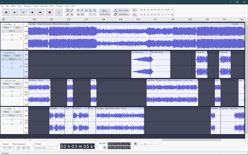 Audacity Screenshot