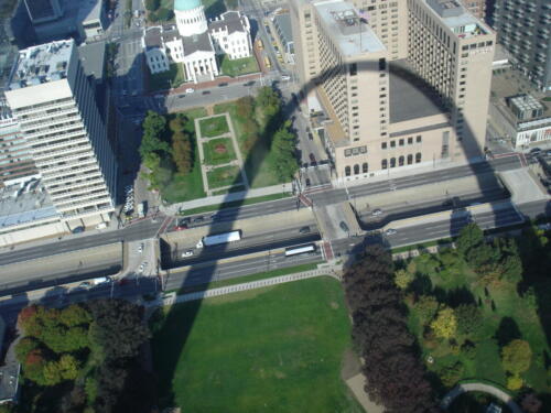 View From The Gateway Arch St Louis