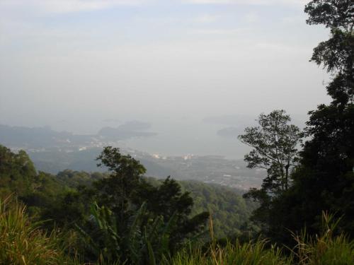Kuah Town From Gunung Raya